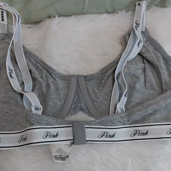 PINK Victoria's Secret Gray Women's Bra - Picture 3 of 3